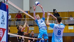 Волейбольный клуб «Динамо» впервые в сезоне одержал двойную победу в Высшей лиге