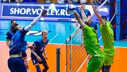 Волейбольный клуб «Динамо» впервые в сезоне одержал двойную победу в Высшей лиге