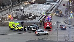 В Челябинске женщина за рулем Toyota получила травмы в ДТП