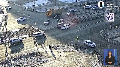 В Магнитогорске столкнулись две легковушки