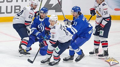 Московское «Динамо» вырвало победу у «Металлурга» в чемпионате КХЛ