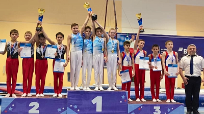 Челябинские гимнасты завоевали серебро на турнире «Олимпийские надежды»