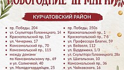 Мэрия назвала адреса легальных елочных базаров в Челябинске