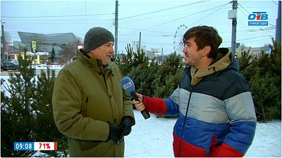 Ёлочный базар в «Прямом включении»