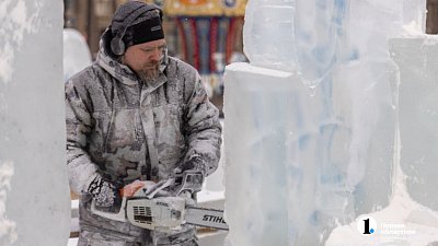 Ледовый городок в Челябинске: как создается волшебство