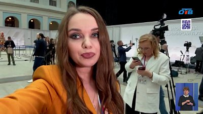 Журналисты ОТВ работают на прямой линии с Владимиром Путиным