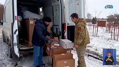 Военнослужащим передали необходимую технику
