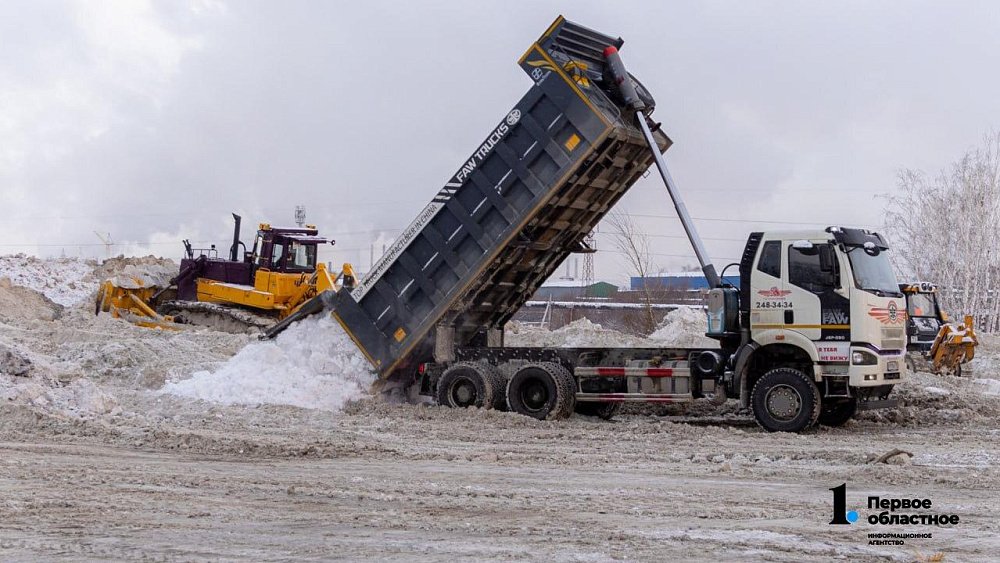 Модернизированная челябинская снегосвалка может принять до 1,8 млн кубов снега