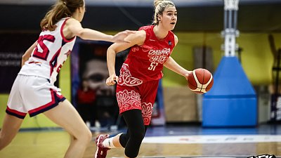 Баскетбольный клуб «Славянка‑ЧКПЗ» уверенно выиграл южноуральское дерби у «Металлурга»