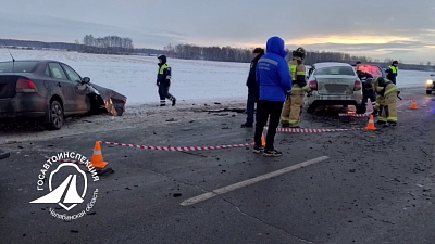 Женщина за рулем легковушки погибла в ДТП в Челябинской области