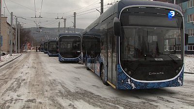 На дороги Миасса выйдет еще пять новых троллейбусов