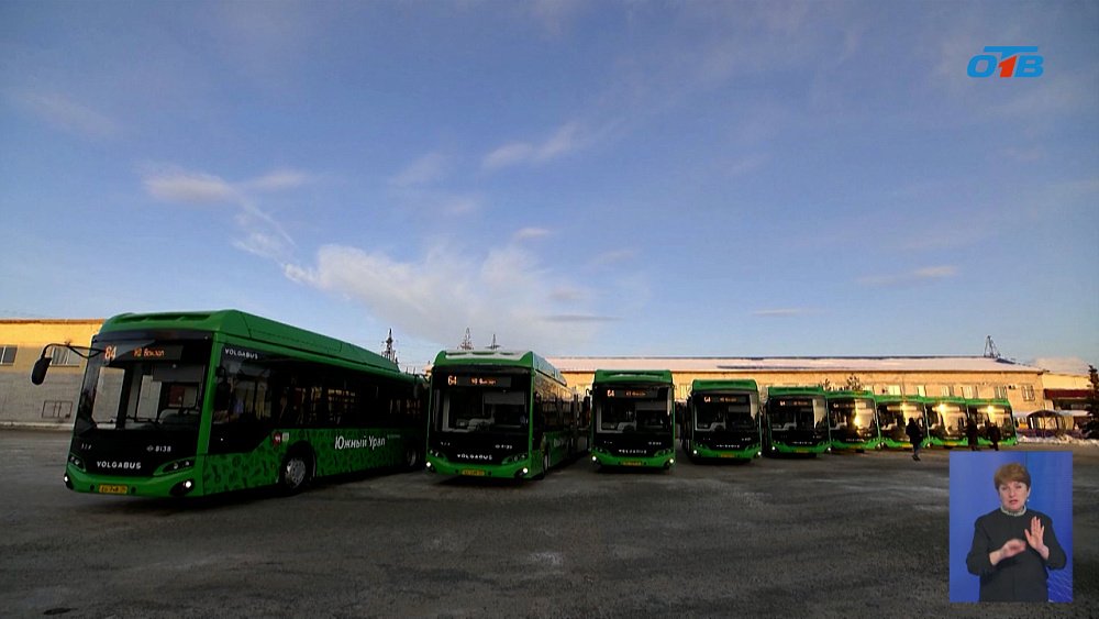 В Челябинске запустили новые автобусы