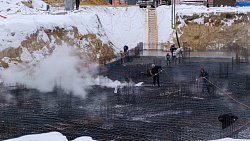 Фундамент нового хирургического корпуса ЧОДКБ готов на 90%