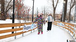 Катки в Челябинске заполнены посетителями