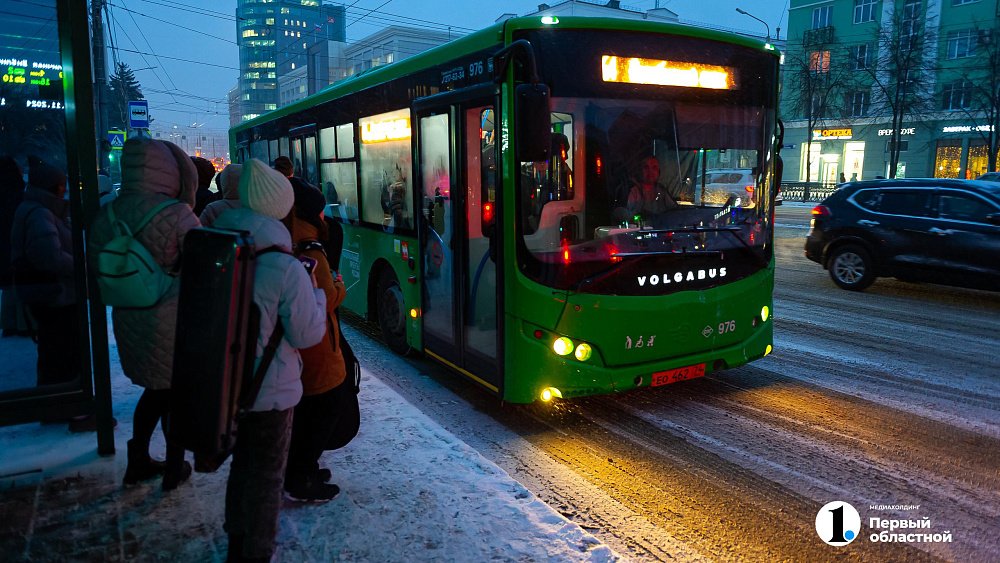 В Челябинске продлят работу общественного транспорта в ночь на 7 января