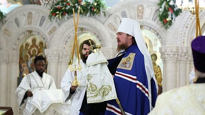 В Челябинске прошла Праздничная Литургия в Кафедральном соборе Рождества Христова