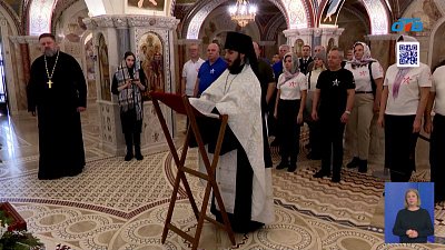 В соборе Рождества Христова прошла экскурсия в крестильном храме