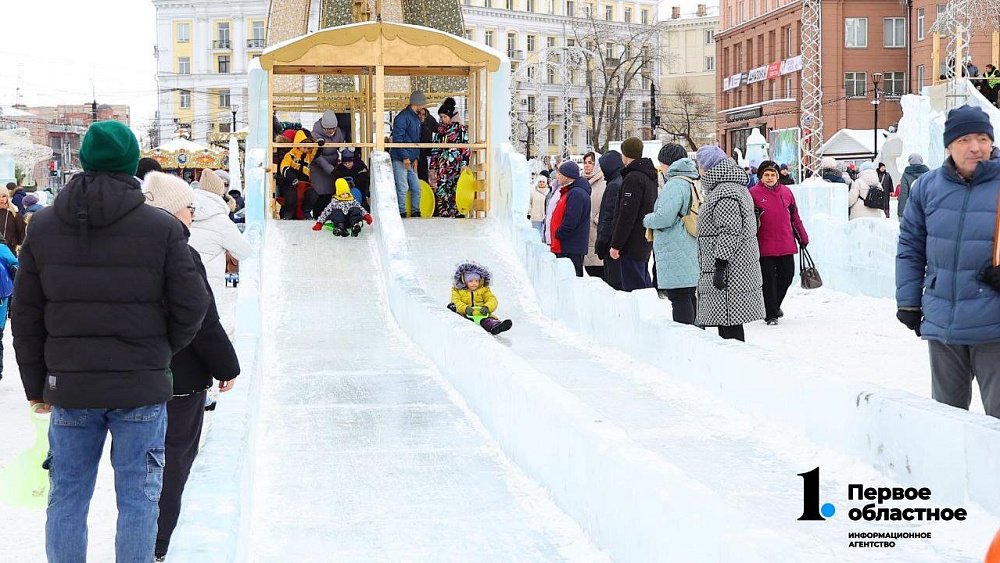Главный ледовый городок Челябинска за праздники посетили 170 тысяч человек