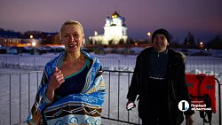 В Челябинске не оскудевает очередь к ледяным купелям