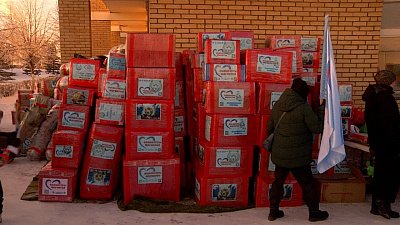 Из Магнитогорска отправили еще одну партию помощи для подшефных территорий