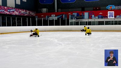 Участники СВО обучаются следж-хоккею