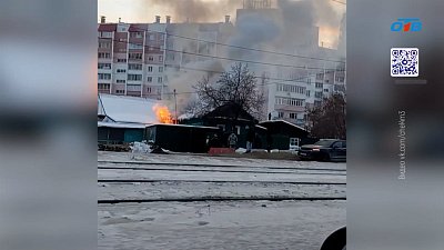 В Челябинске на пожаре погибла женщина