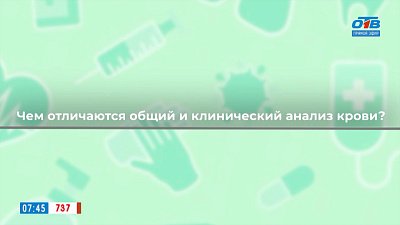 Общий анализ крови в рубрике «Здоровая среда»