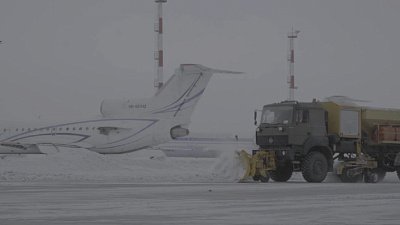 Миасский завод передал аэропорту «Курчатов» машины для скоростной уборки снега