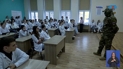 Боец СВО отблагодарил студентов за гумпомощь