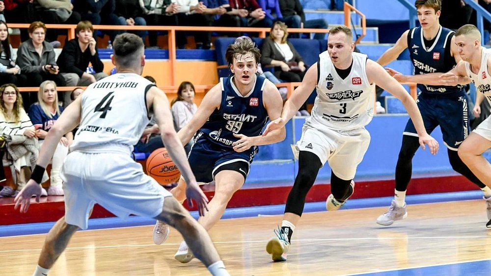 Баскетбольный клуб «Челбаскет» разобрался с питерским «Зенитом» в Суперлиге