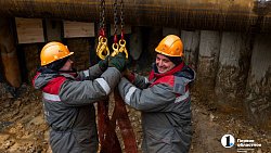 В Челябинске продолжается работа по созданию стартового котлована метротрама