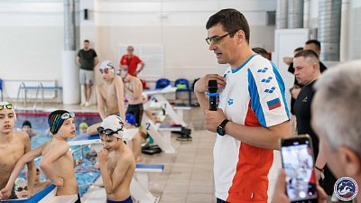Александр Попов дал мастер‑класс юным пловцам в Сатке