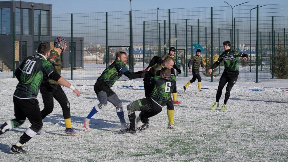 Челябинская команда стала призером чемпионата УрФО по регби на снегу