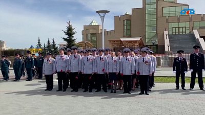 К празднованию Дня Великой Победы полицейские Челябинской области приняли участие в торжественных мероприятиях