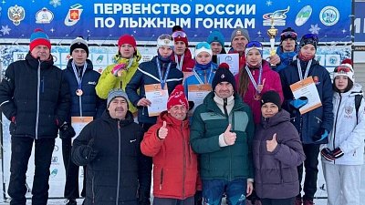 Лыжники Челябинской области завоевали медали на первенстве России