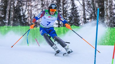 Горнолыжник Семен Челмакин из Миасса завоевал серебро чемпионата России