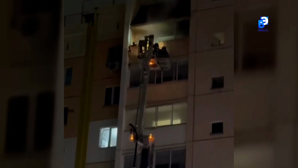 На улице Вернадского произошел пожар