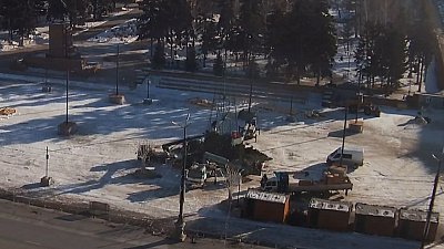 В Челябинске завершили демонтаж ледового городка