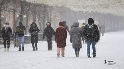 Челябинск засыпало чистым снегом