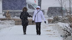 Челябинск засыпало чистым снегом