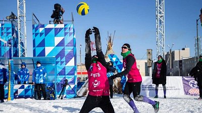 В магнитогорском парке «Притяжение» проведут турнир по волейболу на снегу