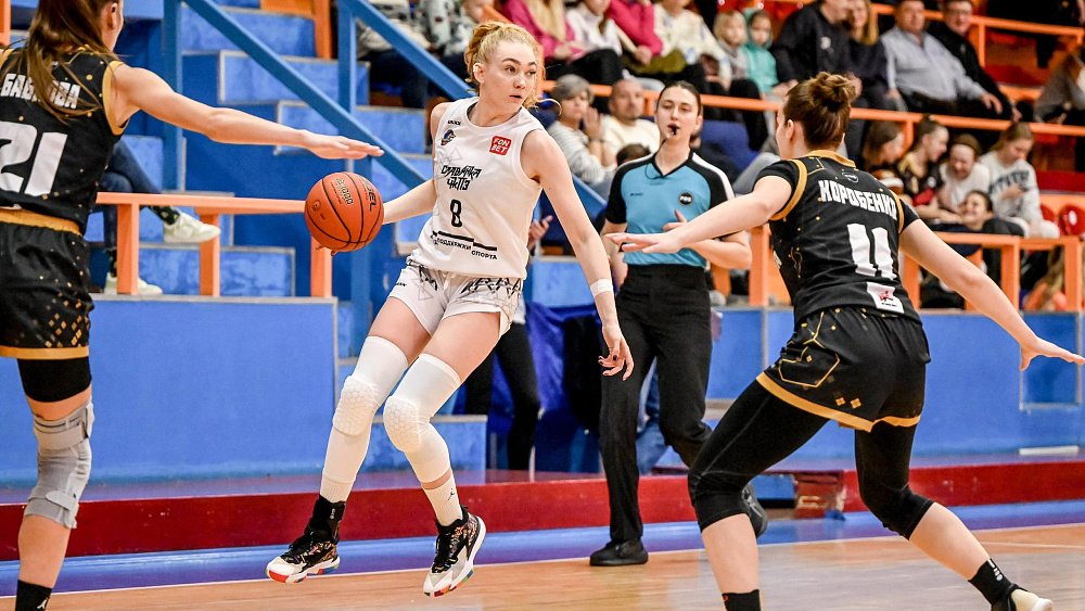 Баскетбольная команда «Славянка‑ЧКПЗ» поделила очки с «ЧГУ‑Атлантой» в Высшей лиге