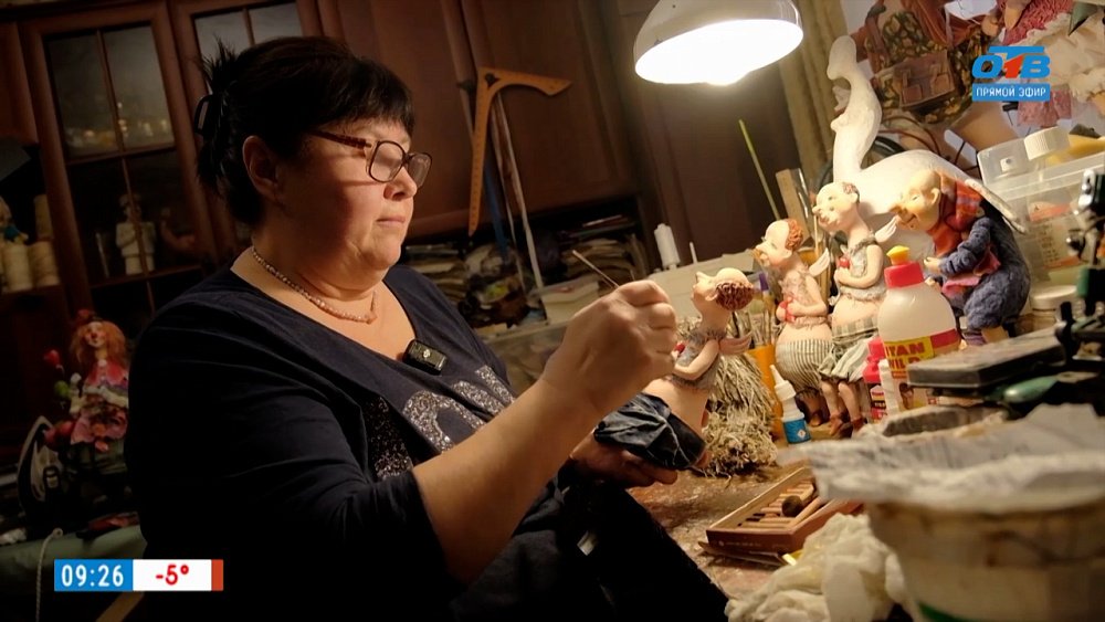 Игрушки-ангелочки Ольги Ефимовой в рубрике «Кукольный дом»