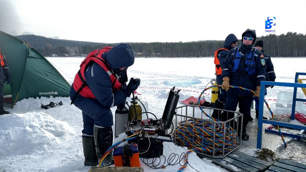 Сборы спасателей-водолазов на Тургояке