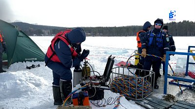 Сборы спасателей-водолазов на Тургояке