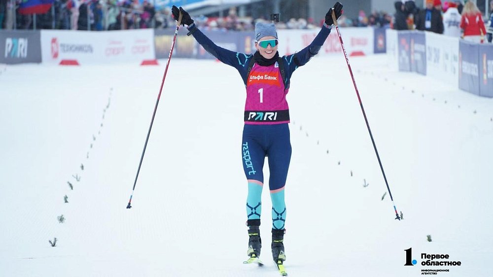 Виктория Сливко выиграла общий зачет Кубка России по биатлону в пасьюте