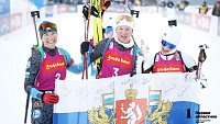 Биатлонистки Свердловской области выиграли масс‑старт на Кубке России в Златоусте