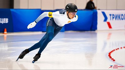 Челябинский конькобежец Степан Чистяков выиграл общий зачет Кубка России