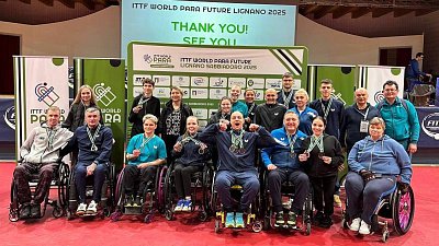 Челябинские паралимпийцы стали призерами турнира по настольному теннису в Италии