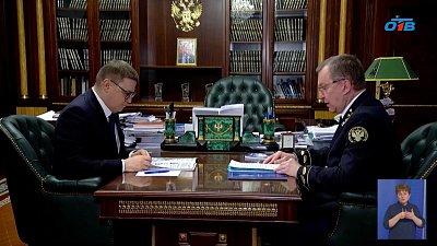 Текслер с Пшеницыным провели рабочую встречу